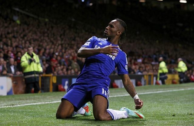 Didier Drogba v drese Chelsea FC