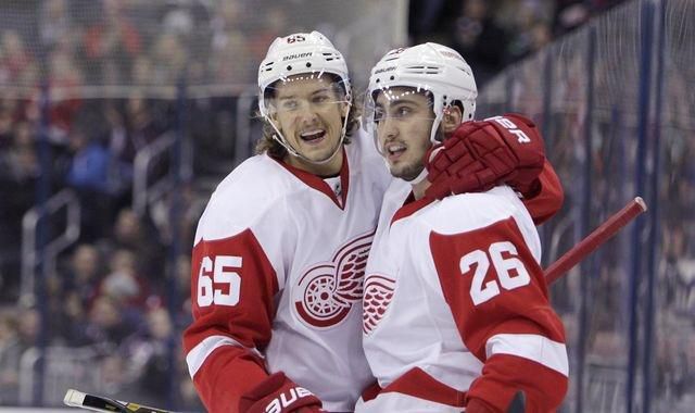 Detroit red wings tomas jurco danny dekeyser nov14 sita