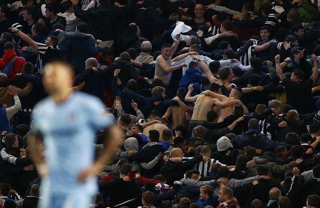 Manchester city newcastle radost fans united reuters