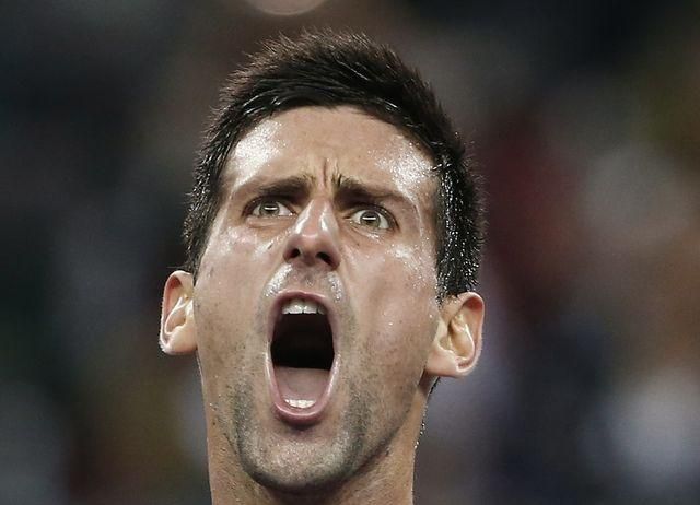 Novak Djokovic tenis foto krici reuters