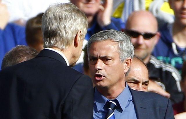 Chelsea arsenal wenger mourinho okt14 reuters