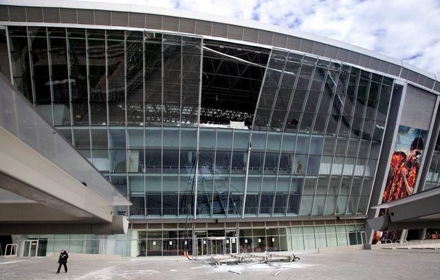 Donbass arena sachtar doneck poskodenie foto2 okt2014 tasr