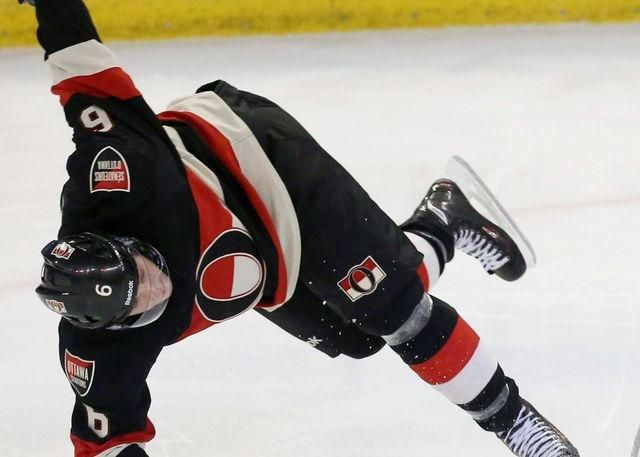 Bobby Ryan foto Ottawa Senators NHL ilustracka