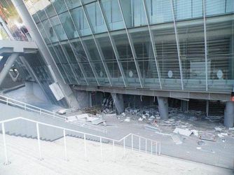 Foto: Štadión Šachtaru Doneck poškodili granáty