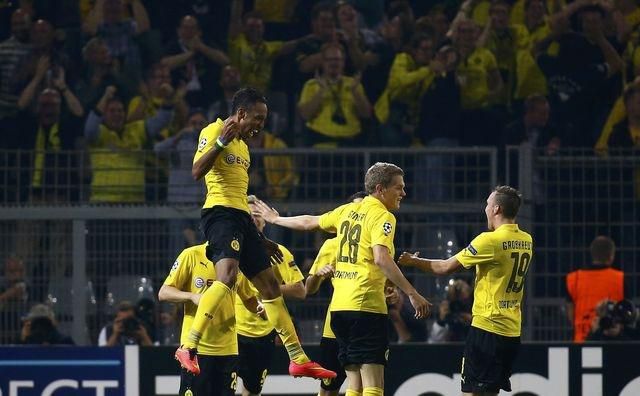 Borussia dortmund aubameyang gol lm sep14 reuters
