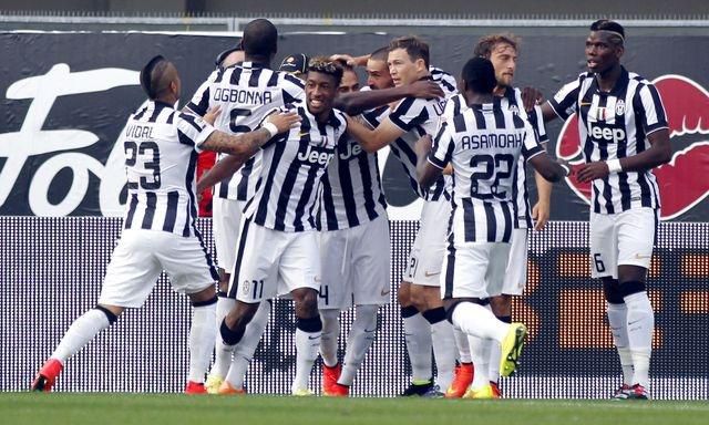 Juventus hraci radost vs chievo verona aug2014 sita