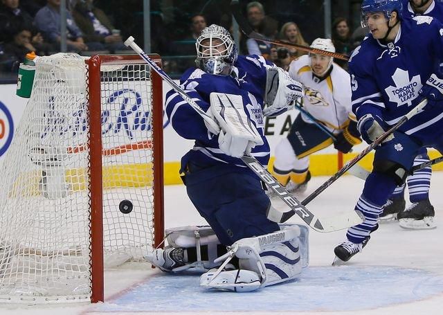 James Reimer Toronto foto ilustracka NHL reuters