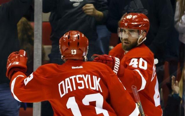 Detroit daciuk zetterberg gol okt14 reuters