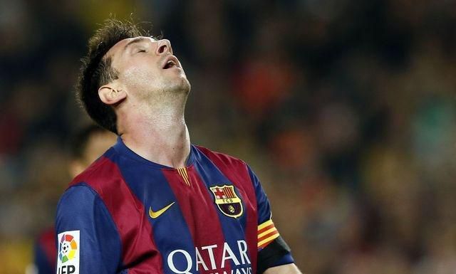 Messi lionel barcelona povzdych nov14 reuters