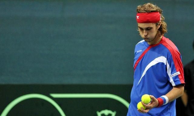 Lukas lacko slovensko davis cup hlava dole lopticky sita