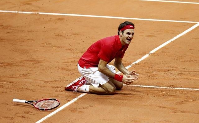 Federer roger davis cup titul nov14 reuters