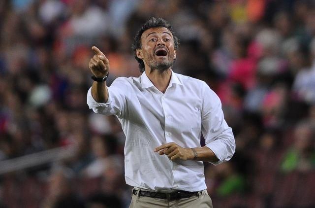 Luis Enrique foto trener Barcy