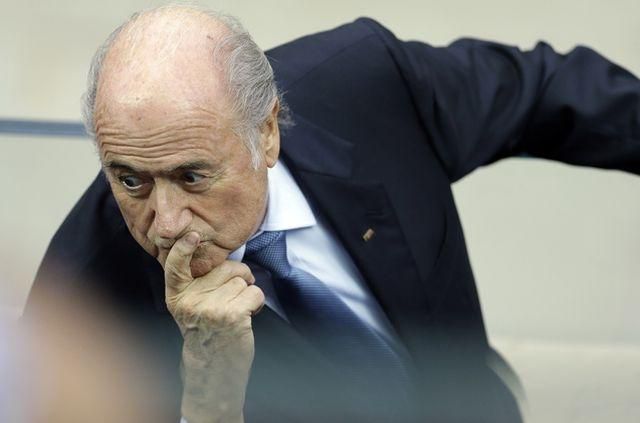 Sepp Blatter FIFA ilustracka foto