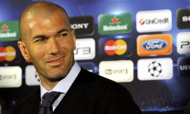 Zinedine zidane real madrid tlacovka usmev sita