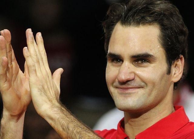Roger Federer foto Davis Cup tenis