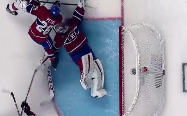 Video: Hokejka, hokejka, rameno. Price ďalší gól nedostane