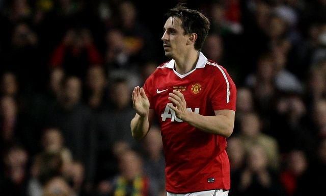 Gary neville man utd rozluckovy zapas old traffod sita