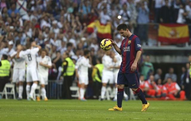 Real madrid barcelona el clasico lionel messi okt14 reuters