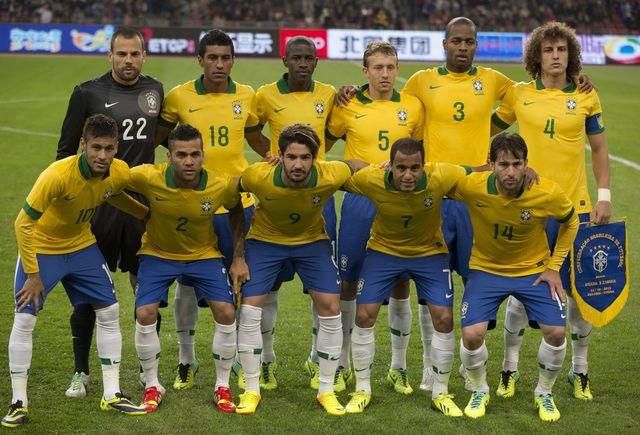 Brazilia repre foto ilustracka futbal