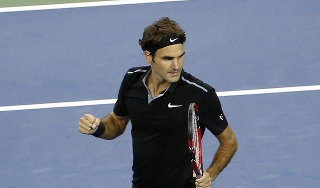 Federer roger usopen 1kolo aug14 sita