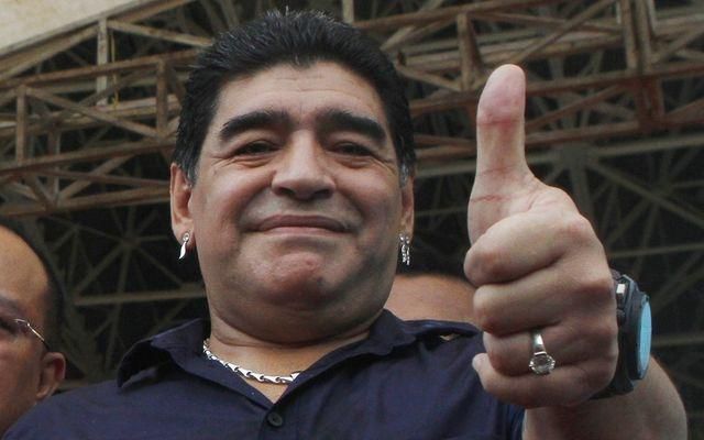 Diego Maradona ilustracka foto