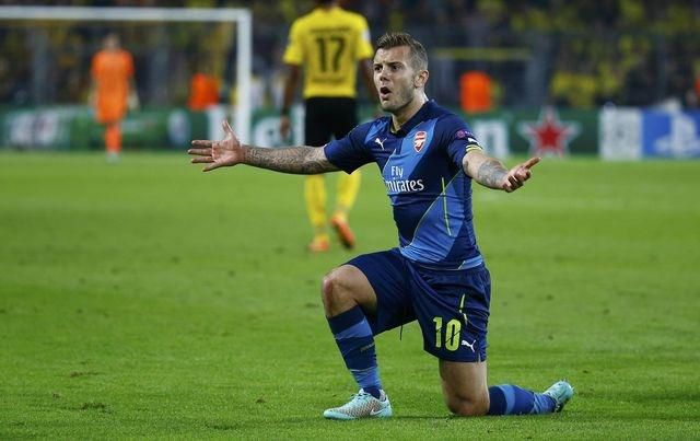 Arsenaô jack wilshere cuduje sa lm sep14 reuters