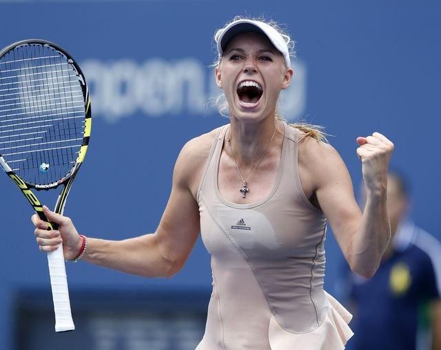 Caroline Wozniacki foto dna ilustracka 2014 US Open2