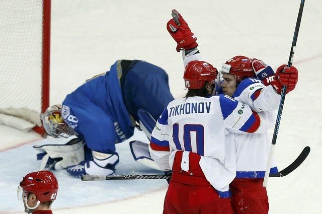 Rusko Viktor Tichonov foto MS hokej 2014 reuters