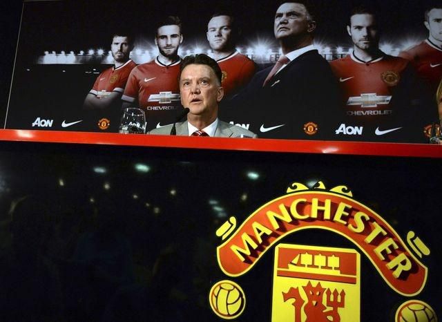 Louis van gaal privitanie v manutd jul14 reuters