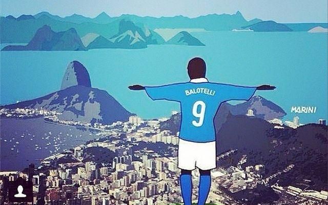 Balotelli rio de janeiro instagram jun14