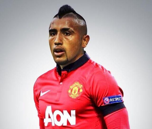 Arturo vidal manchester united ilustracne