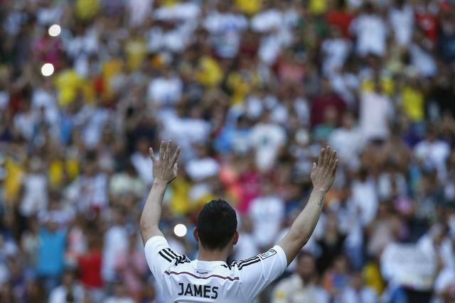 Rodriguez james real madrid predstavenie jul14 reuters