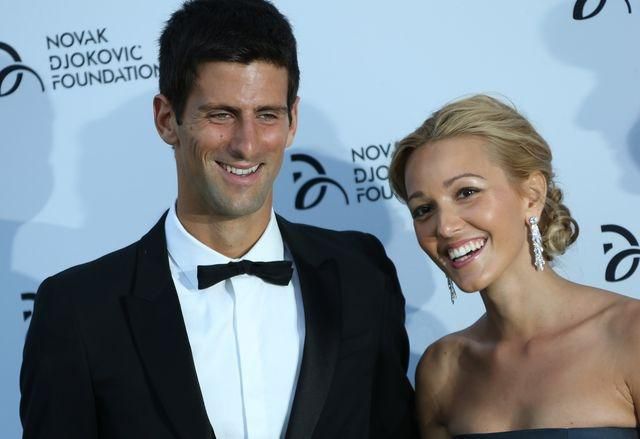 Novak Djokovic Jelena Ristic foto wueej