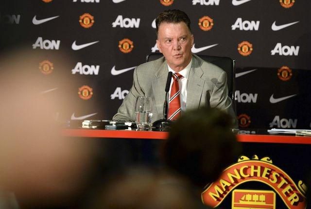 Louis van gaal privitanie v manutd jul14 reuters