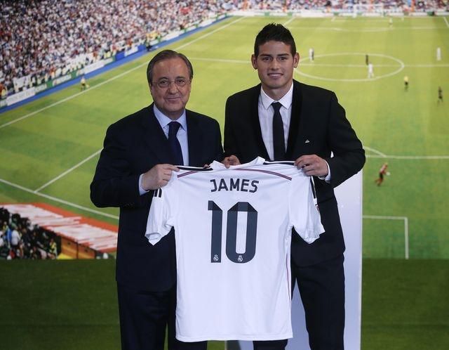 Rodriguez james real madrid predstavenie jul14 reuters