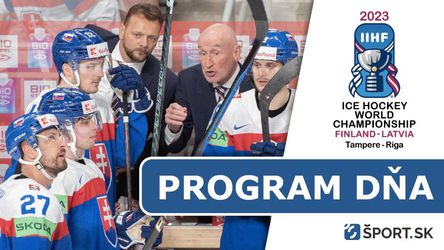 MS v hokeji 2023: Program dňa - štvrtok 18. máj - dnes hrá Slovensko