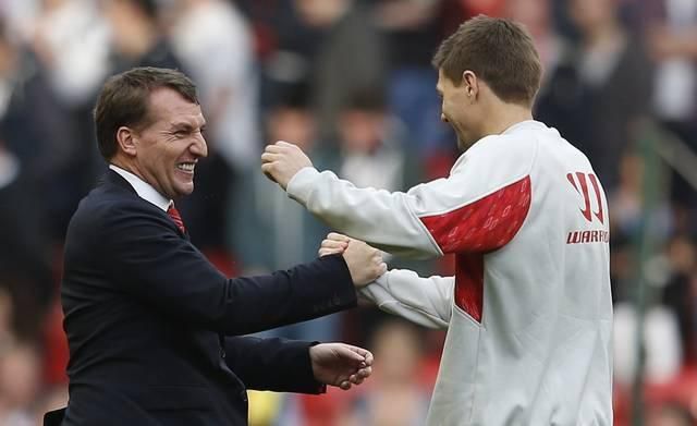 Liverpool brendan rodgers gerrard mar14 reuters