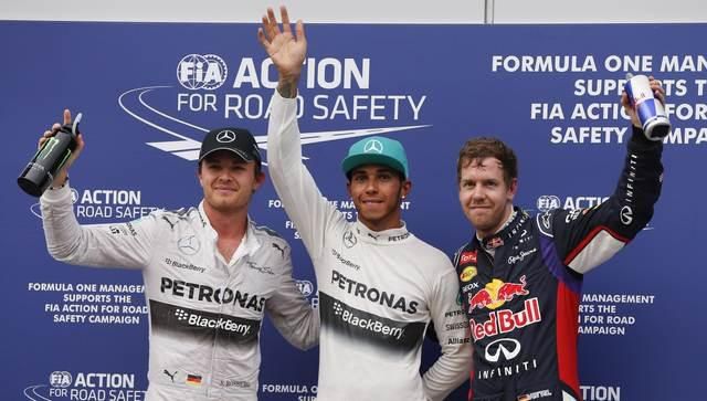 Rosberg hamilton vettel vc malajzie kvalifikacia sita