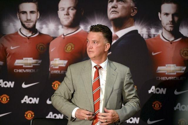 Louis van gaal privitanie v manutd jul14 reuters