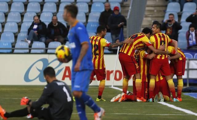 Barcelona getafe gol dec13 sita