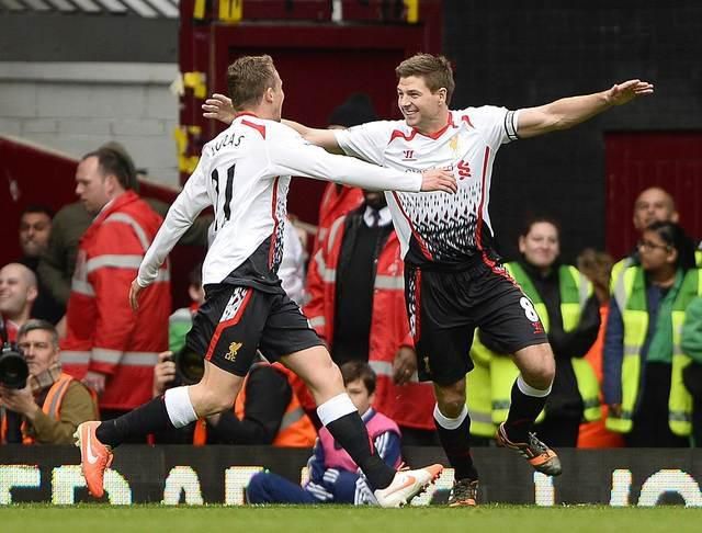 Gerrard lucas liverpool west ham reuters