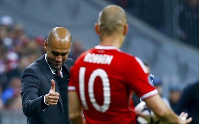 Bayern robben guardiola apr14 reuters