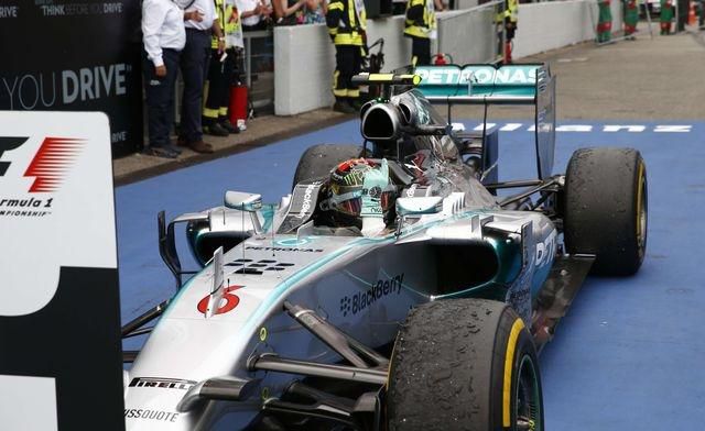 Mercedes nico rosberg hockenheim vitazstvo jul14 reuters