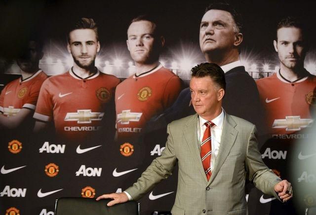 Louis van gaal privitanie v manutd jul14 reuters