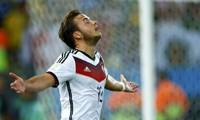 Mario gotze nemecko golova oslava vs argentina finale ms2014 reuters