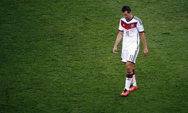 Miroslav klose nemecko strieda vs argentina finale ms2014 reuters