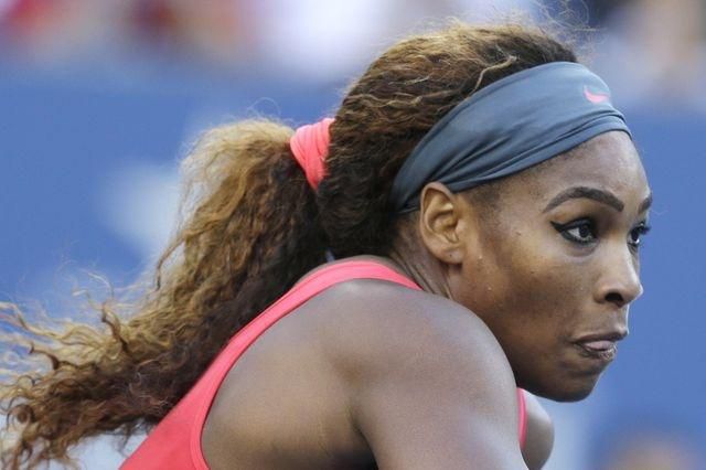 Serena Williamsova foto tenis ilustracka