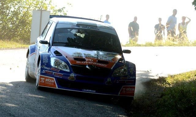 Martin koci fabia rs rally wrc zakruta tien pod stromami tasr