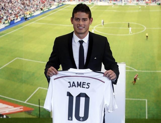 Rodriguez james real madrid predstavenie jul14 reuters