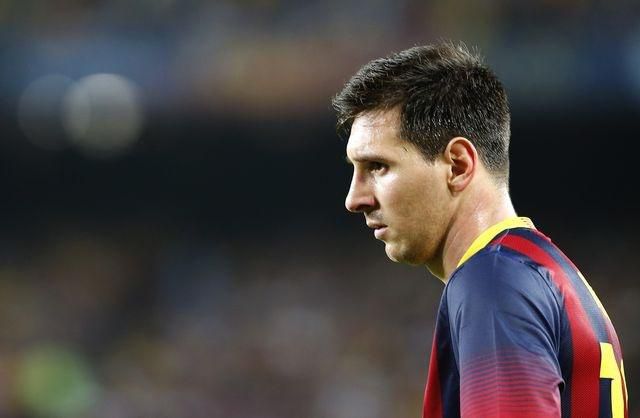 Lionel Messi Barcelona FC foto ilustracne